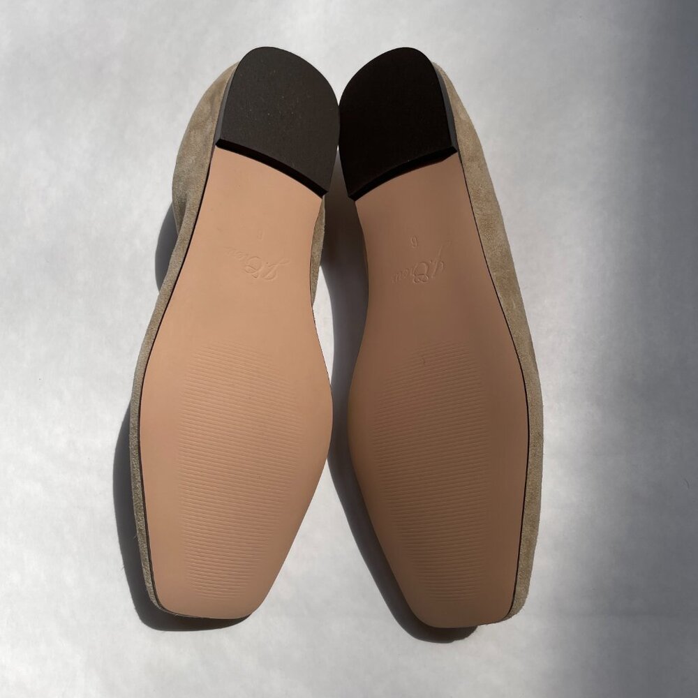 J. Crew | Size 6 | Ballet Flat | Suede | Kid Suede Soft Scrunch Ballet - Picture 6 of 6